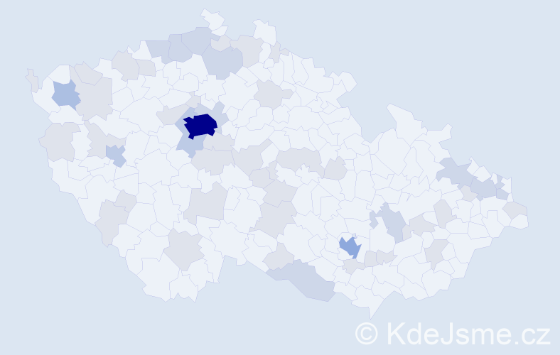 Jméno: 'Julija', počet výskytů 100 v celé ČR