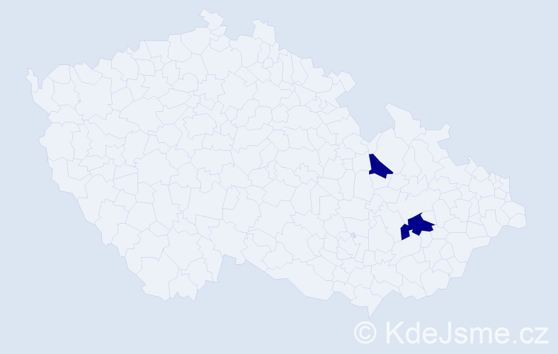 Jméno: 'Nello', počet výskytů 2 v celé ČR