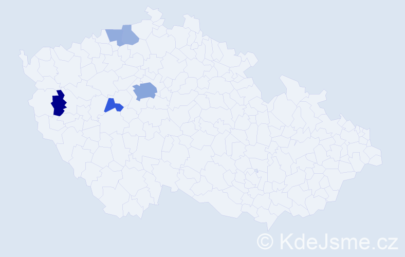 Jméno: 'Veljko', počet výskytů 13 v celé ČR