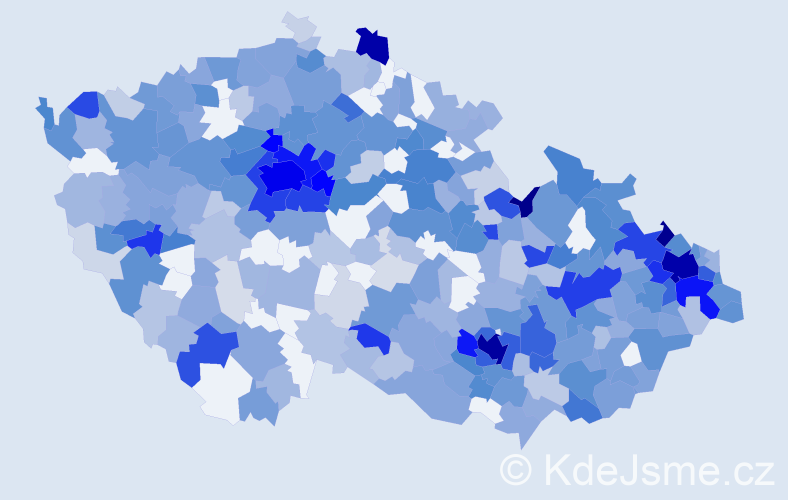 Jméno: 'Maxim', počet výskytů 1171 v celé ČR