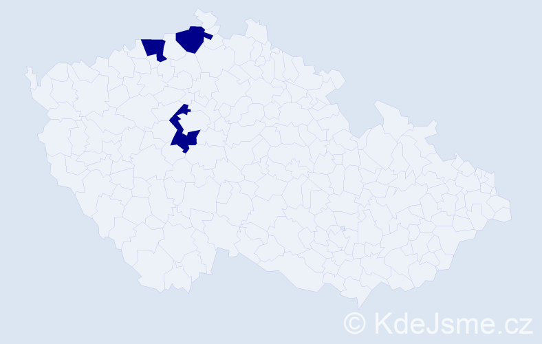 Jméno: 'Thanh Xuyen', počet výskytů 3 v celé ČR
