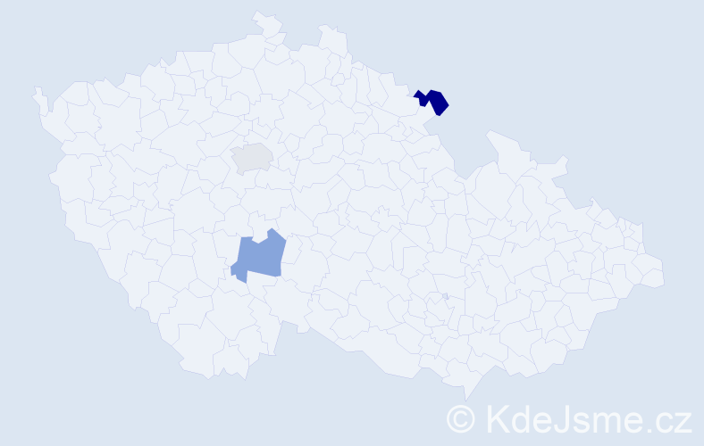 Jméno: 'Simon Robert', počet výskytů 3 v celé ČR