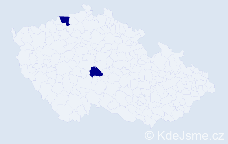 Jméno: 'Fratišek', počet výskytů 2 v celé ČR
