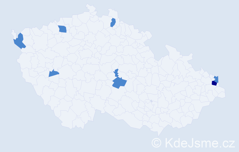 Jméno: 'Piotr Andrzej', počet výskytů 9 v celé ČR