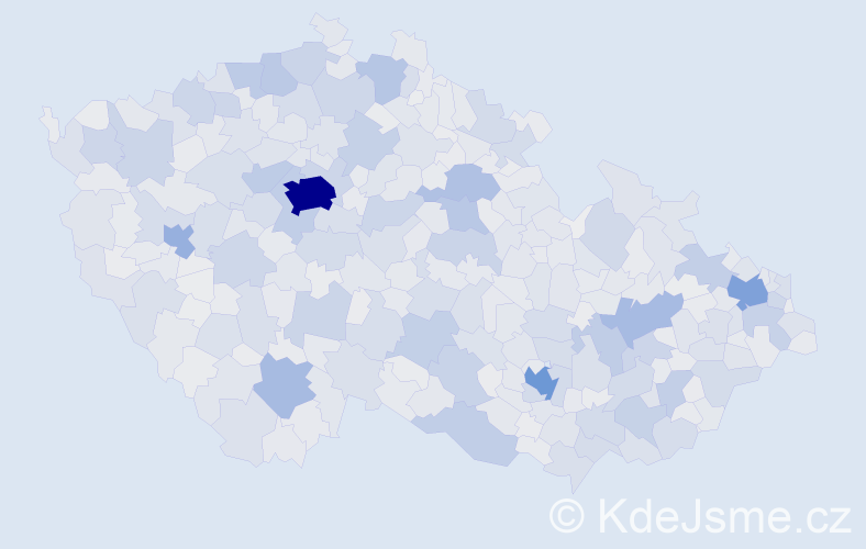 Jméno: 'Pavel', počet výskytů 206961 v celé ČR