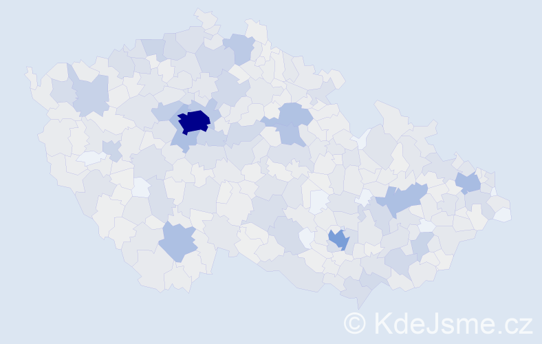 Jméno: 'Ella', počet výskytů 2283 v celé ČR