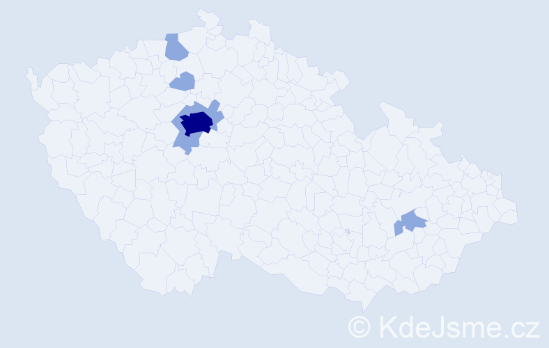Jméno: 'Erol', počet výskytů 12 v celé ČR