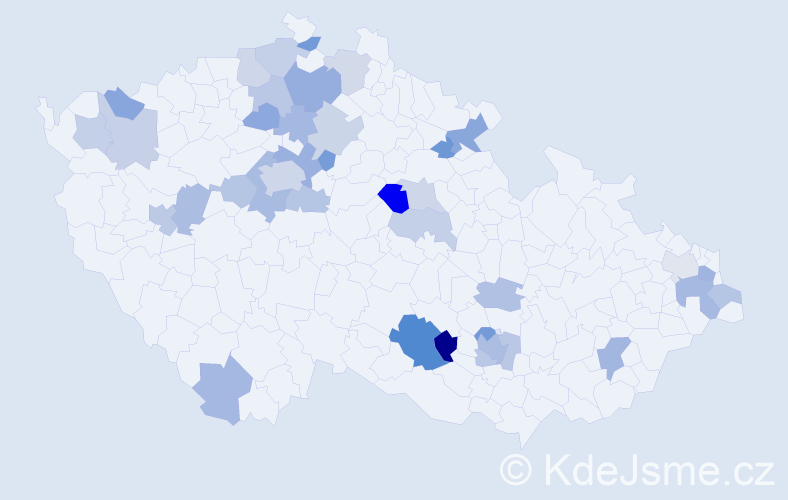 Jméno: 'Riana', počet výskytů 62 v celé ČR