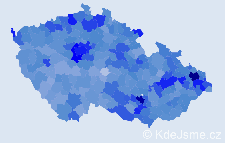 Jméno: 'Sára', počet výskytů 10961 v celé ČR