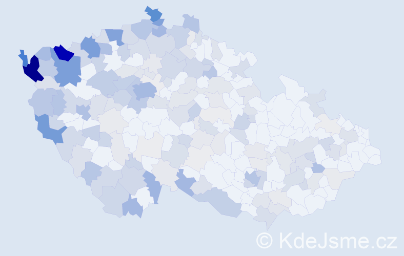 Jméno: 'Thanh', počet výskytů 564 v celé ČR