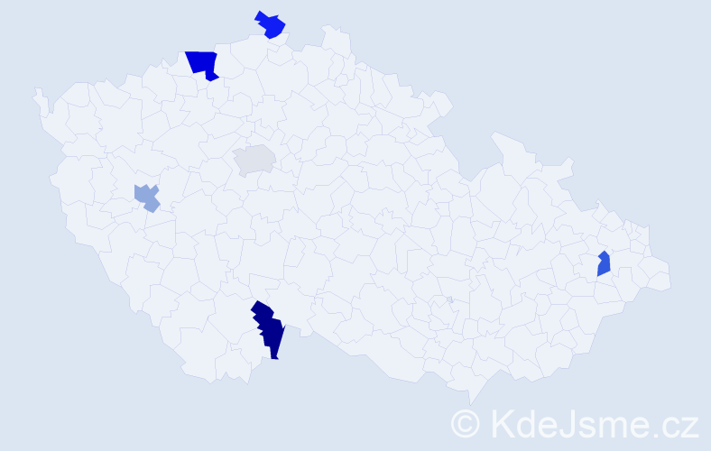 Jméno: 'Xuan Chinh', počet výskytů 8 v celé ČR
