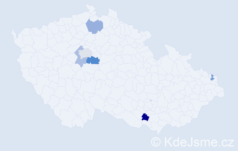 Jméno: 'Otokár', počet výskytů 8 v celé ČR