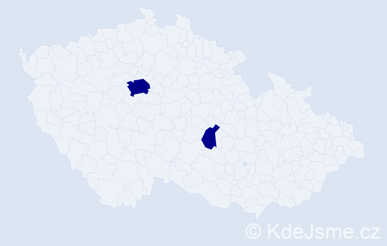 Jméno: 'Duc Vi', počet výskytů 2 v celé ČR