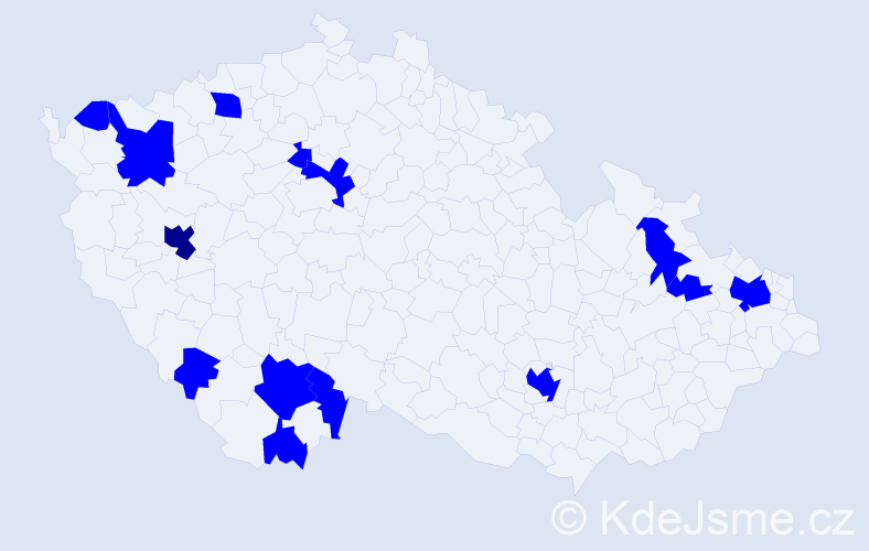 Jméno: 'Quoc Dat', počet výskytů 15 v celé ČR