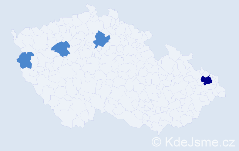 Jméno: 'Hong Thai', počet výskytů 6 v celé ČR