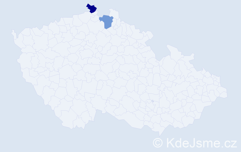 Jméno: 'Canh Cong', počet výskytů 2 v celé ČR