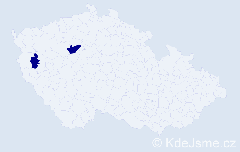 Jméno: 'Jannik Michael', počet výskytů 2 v celé ČR