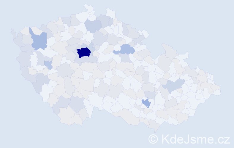 Jméno: 'Natalija', počet výskytů 362 v celé ČR