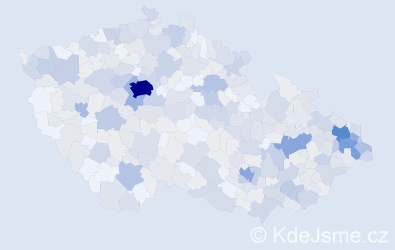 Jméno: 'Damián', počet výskytů 818 v celé ČR
