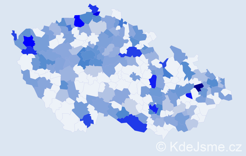 Jméno: 'Charlotte', počet výskytů 385 v celé ČR