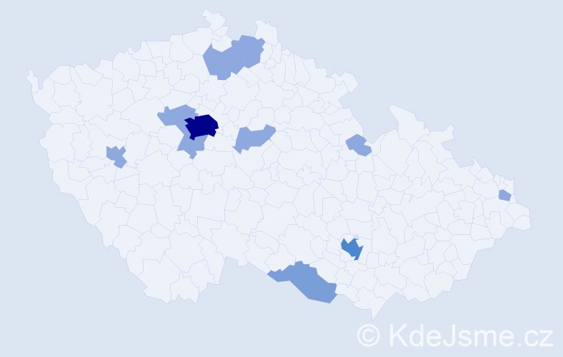 Jméno: 'Alisa', počet výskytů 20 v celé ČR