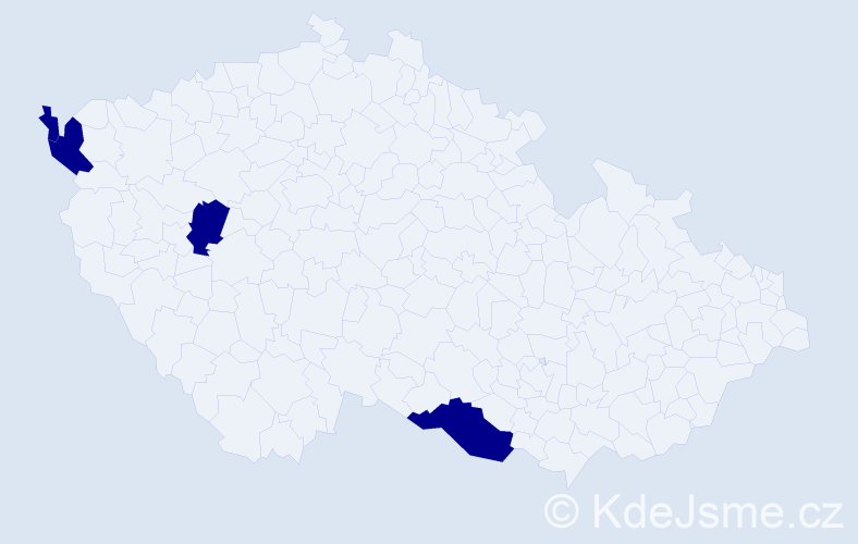 Jméno: 'Ba Tuan', počet výskytů 4 v celé ČR