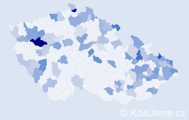 Jméno: 'Edmund', počet výskytů 185 v celé ČR