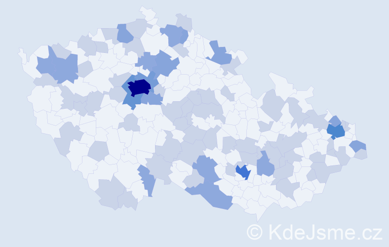 Jméno: 'Lída', počet výskytů 130 v celé ČR