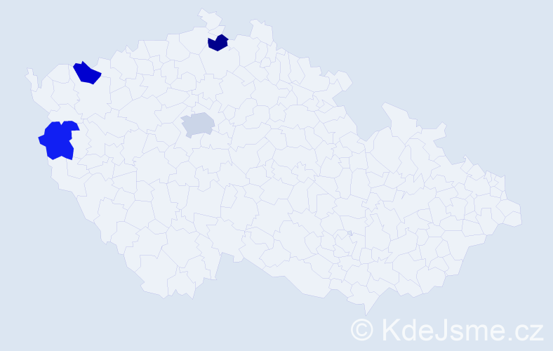Jméno: 'Van Xuyen', počet výskytů 5 v celé ČR