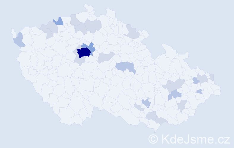 Jméno: 'Branko', počet výskytů 51 v celé ČR