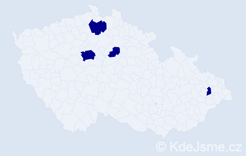 Jméno: 'Snježana', počet výskytů 4 v celé ČR