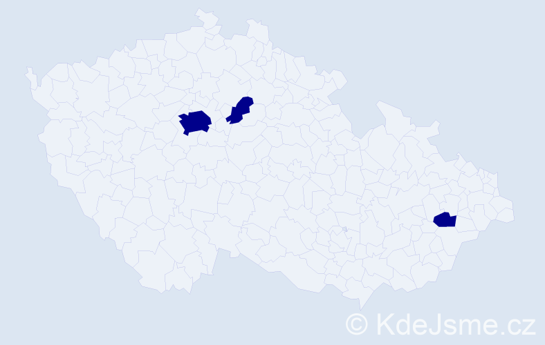 Jméno: 'Alexander Nicholas', počet výskytů 3 v celé ČR