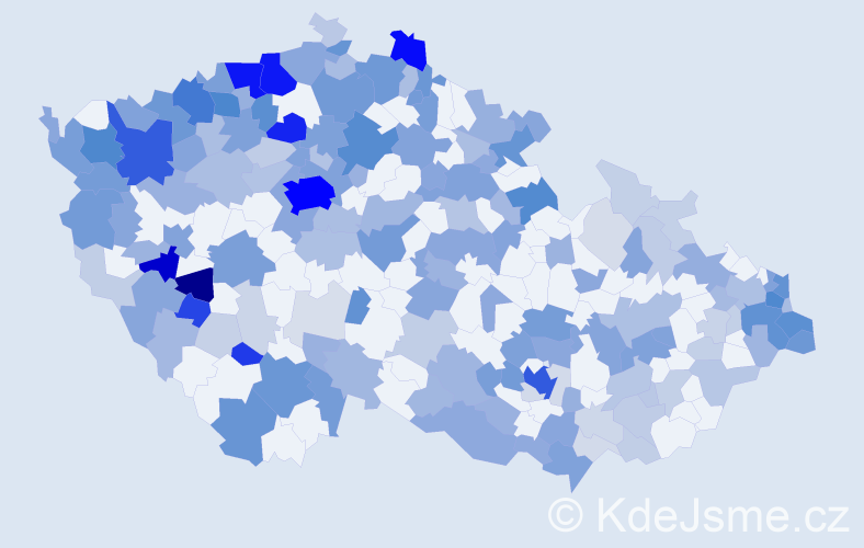 Jméno: 'Eugen', počet výskytů 578 v celé ČR