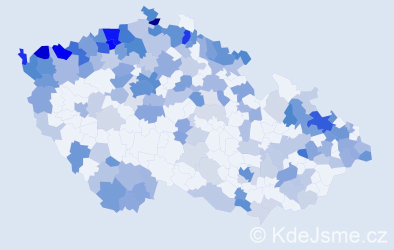 Jméno: 'Sonja', počet výskytů 404 v celé ČR