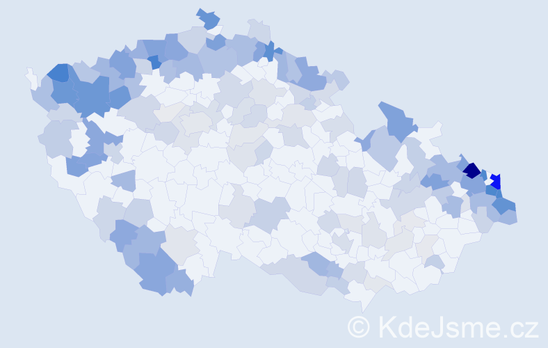 Jméno: 'Herta', počet výskytů 432 v celé ČR