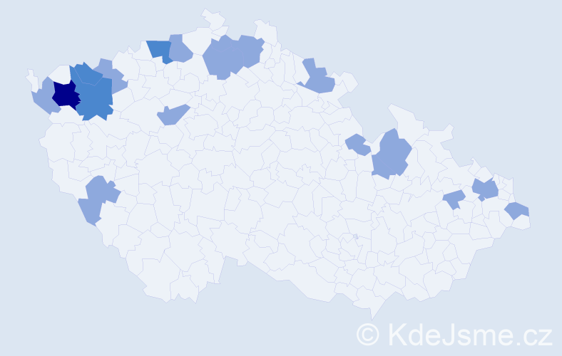 Jméno: 'Helma', počet výskytů 26 v celé ČR