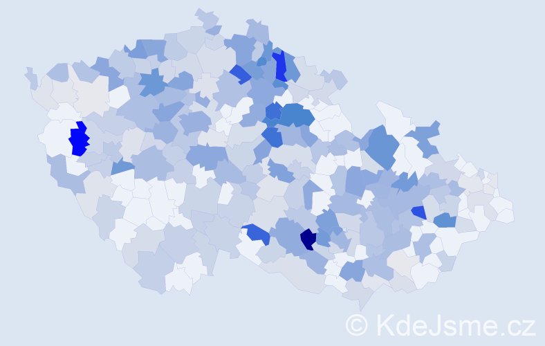 Jméno: 'Dobroslav', počet výskytů 560 v celé ČR