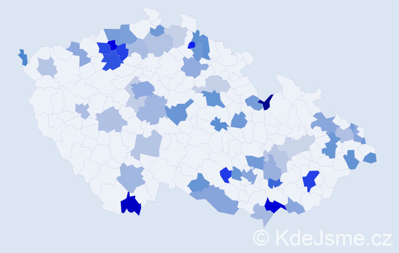 Jméno: 'Ria', počet výskytů 113 v celé ČR