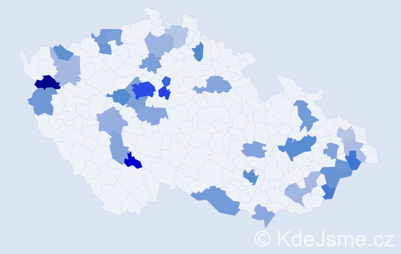 Jméno: 'Luka', počet výskytů 88 v celé ČR