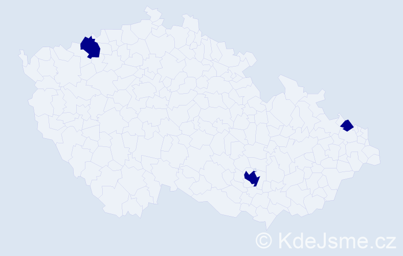 Jméno: 'Hai Linh', počet výskytů 3 v celé ČR