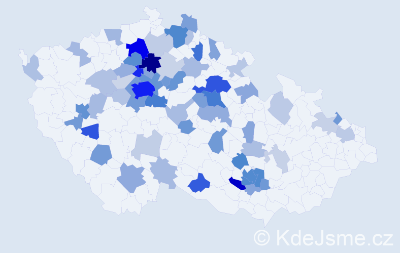 Jméno: 'Yosyp', počet výskytů 204 v celé ČR