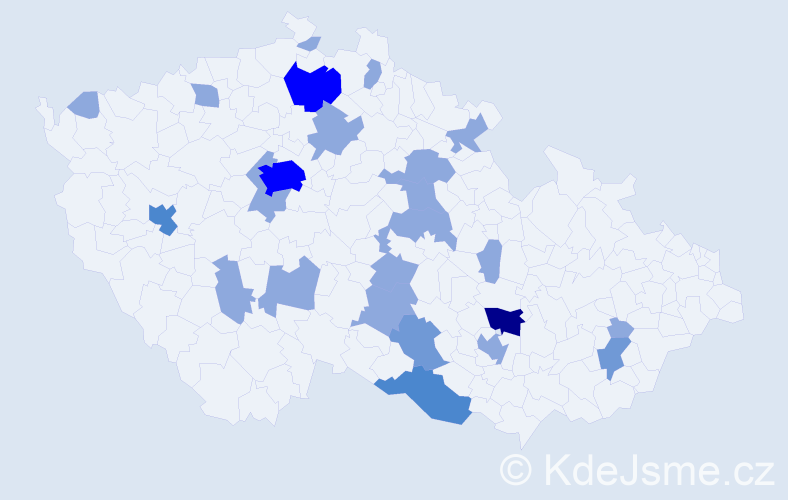 Jméno: 'Enkhtuya', počet výskytů 41 v celé ČR