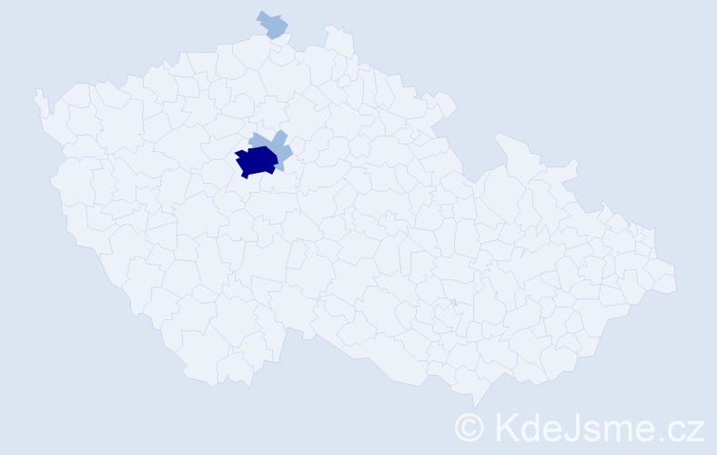 Jméno: 'Emma Jane', počet výskytů 6 v celé ČR