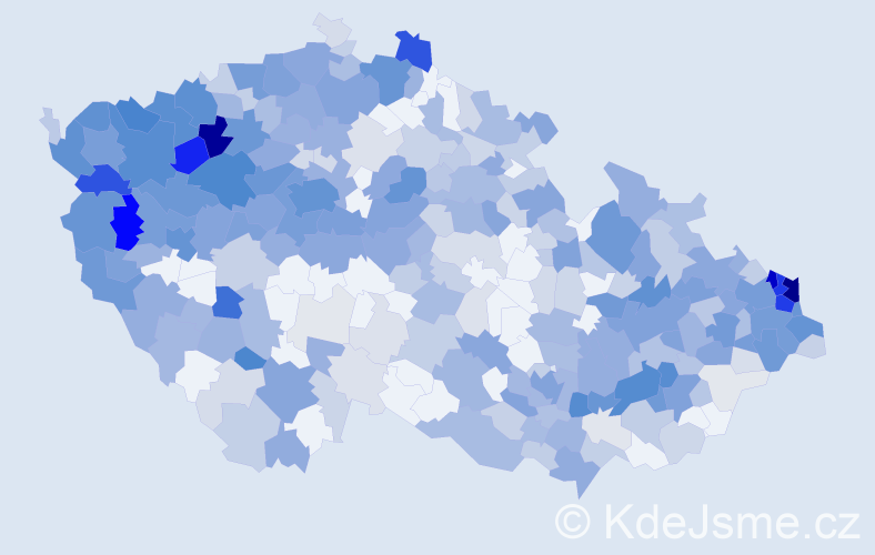 Jméno: 'Evženie', počet výskytů 1063 v celé ČR