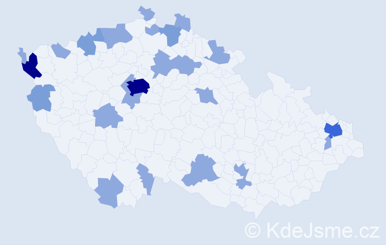 Jméno: 'Thi Van Anh', počet výskytů 47 v celé ČR