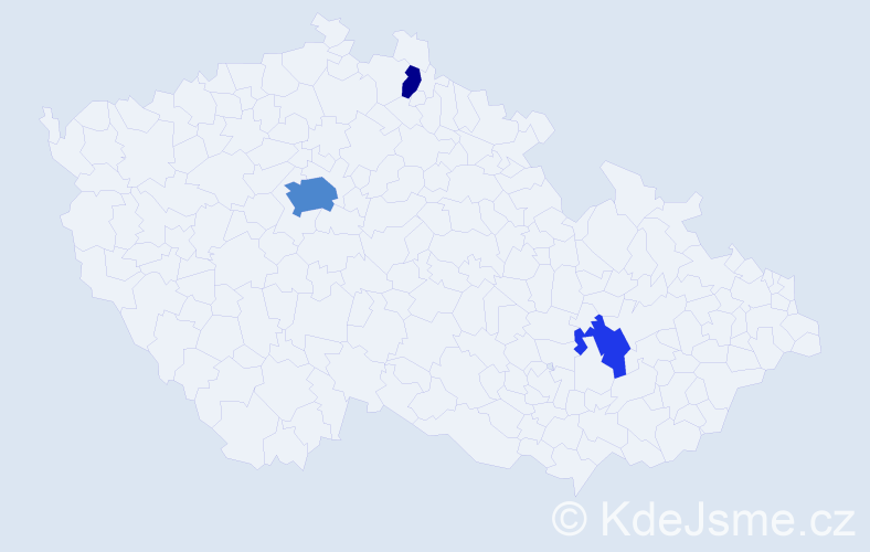 Jméno: 'Huseyin', počet výskytů 8 v celé ČR