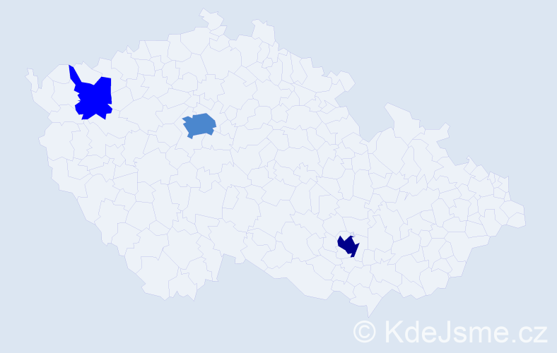 Jméno: 'Galit', počet výskytů 9 v celé ČR