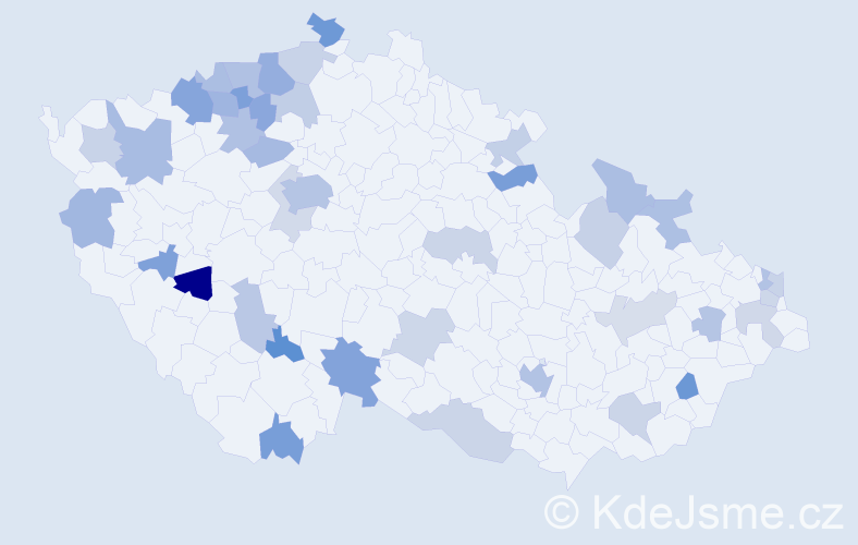 Jméno: 'Marcus', počet výskytů 67 v celé ČR