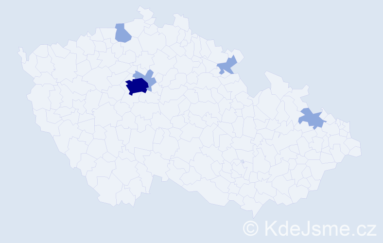 Jméno: 'Reneé', počet výskytů 9 v celé ČR