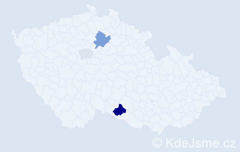 Jméno: 'Thi Tai', počet výskytů 3 v celé ČR